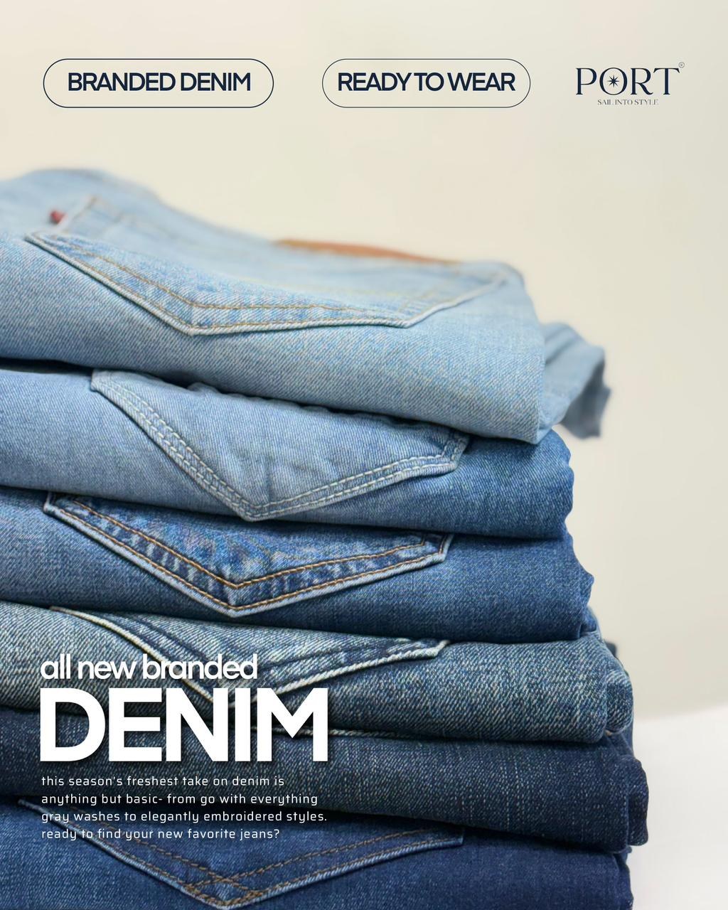 Sky Blue Indigo Chambray Casual Shirt angle 3